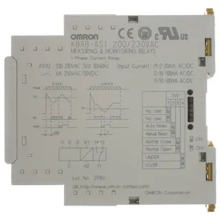 K8AB-AS1 200/230VAC Omron Automation and Safety